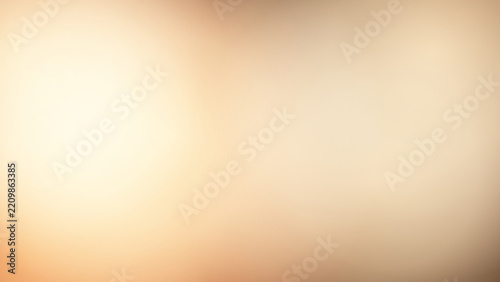 Soft tan beige gradient background features warm glowing minimalist tones.