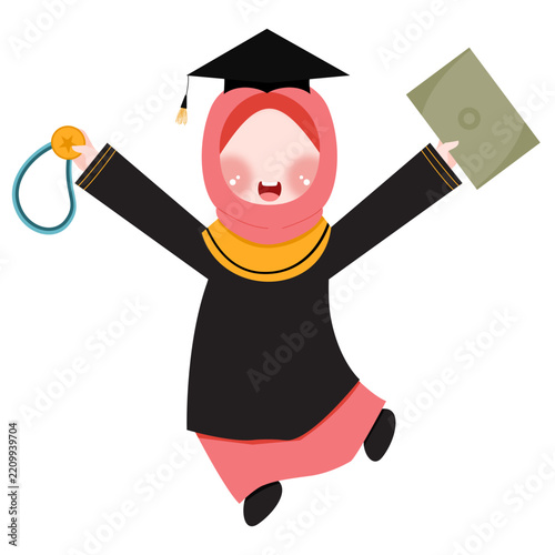 graduation cap and diploma