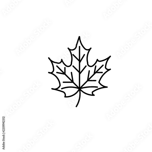 maple leaf silhouette