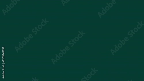 Bold butter yellow number words counting from one to ten on dark green background