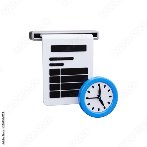 Naklejka transaction 3d render icons