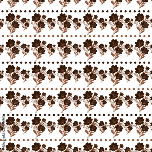 seamless pattern with flowers
