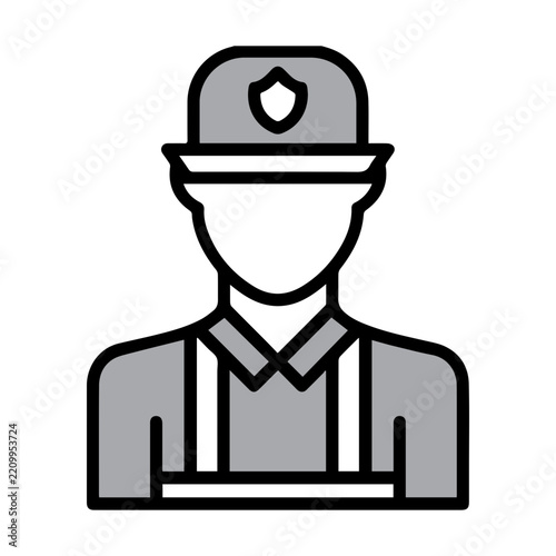 fireman Outline