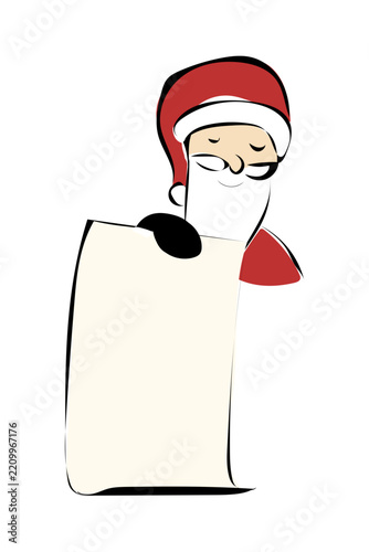 Nikolaus mit Wunschzettel
