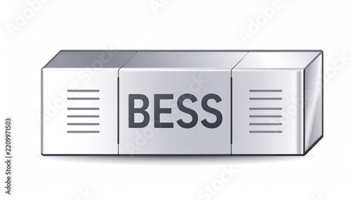 BESS BATTERY Container LOGO ICONS in White background