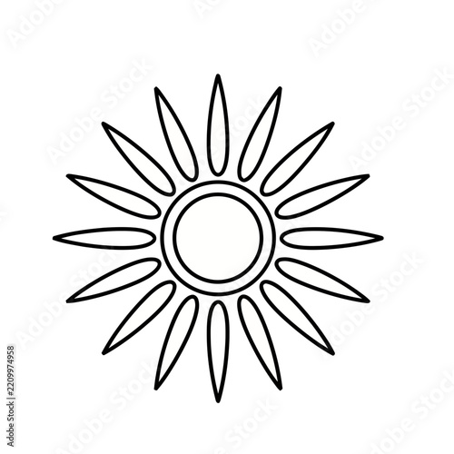 Sun icon