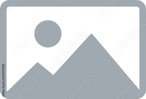 No Photo Placeholder Icon, Missing Image Gallery Symbol Vector Illustration