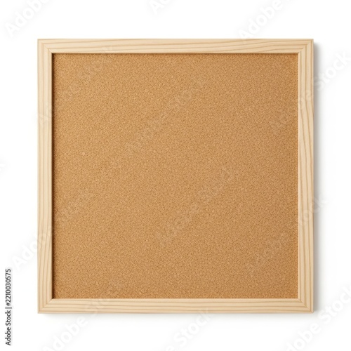 Minimalist brown paper framed in wooden and green border