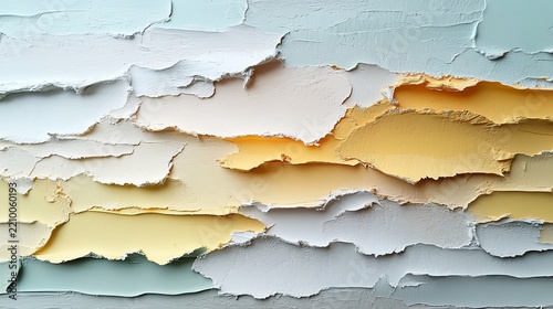 Horizontal palette knife strokes, texture, paint layering, gradient, abstract