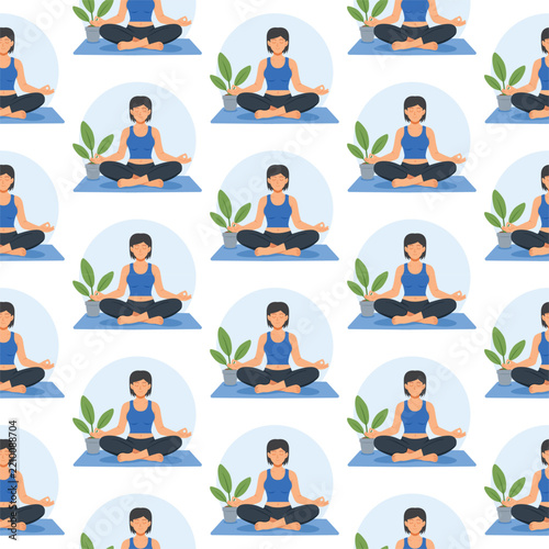 Sports & Activities icons pattern illustration