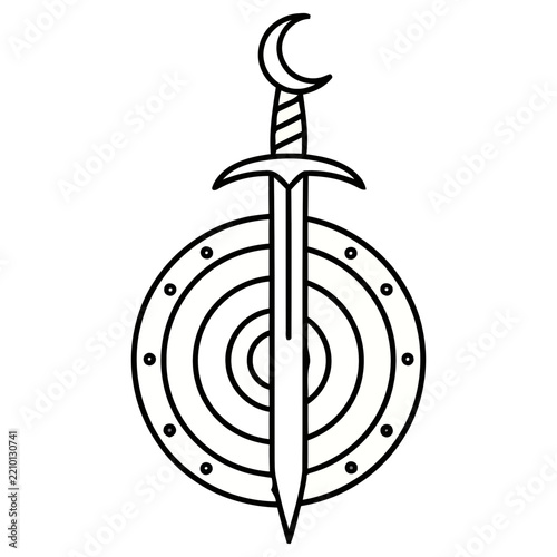 Sword and Shield Icon