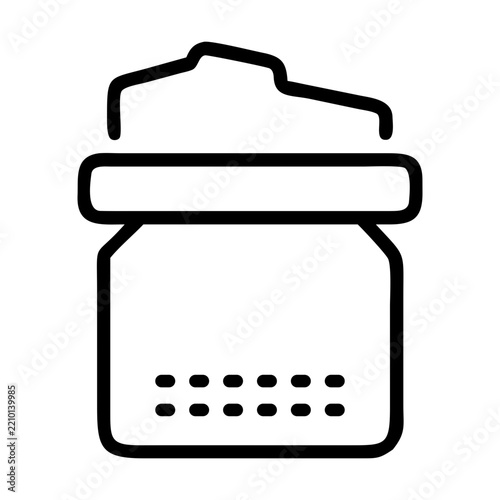 Cache Temporary Data Storage Technology Outline Vector Icon