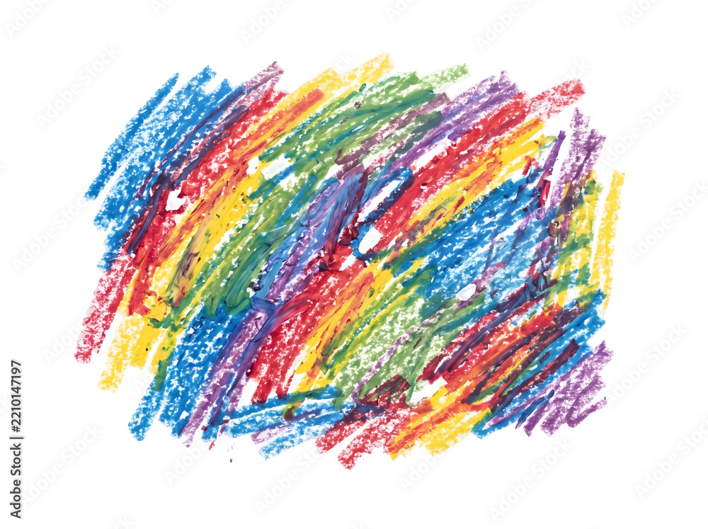 Obraz premium Crayon Scribble Texture
