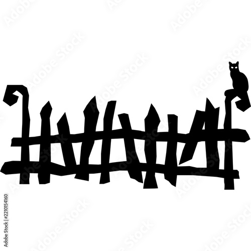 Spooky Fence Halloween
