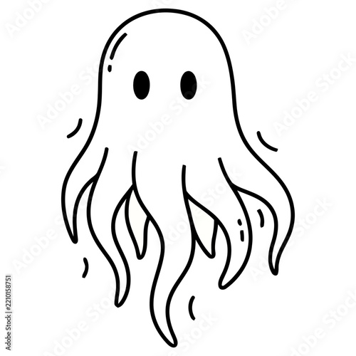 Simple Octopus Illustration