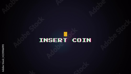 Yellow Retro 8 Bit Loading Bar Featuring a Pixel Art Progress Indicator for Arcade Gaming. 4K Video