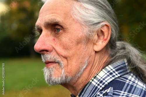 Portrait of an elderly man