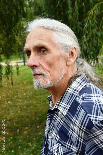Portrait of an elderly man