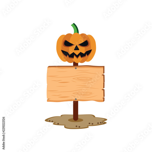 Halloween Wood Sign
