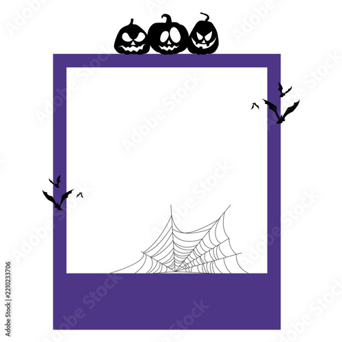 Halloween Polaroid Photo Frame