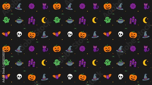 Halloween Theme spooky halloween themed looping background animation