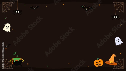 Halloween Theme spooky halloween themed looping background animation
