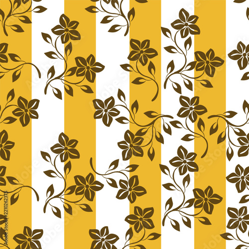 ditsy floral pattern with small delicate flowers on a white background. Vintage cottagecore print for fabric and wallpaper.