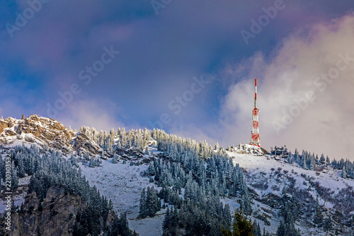 Grünten - Allgäu - Winter - Sender - Stimmung