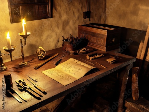Candlelit Medieval Cartography Workshop With Handmade Scientific Tools