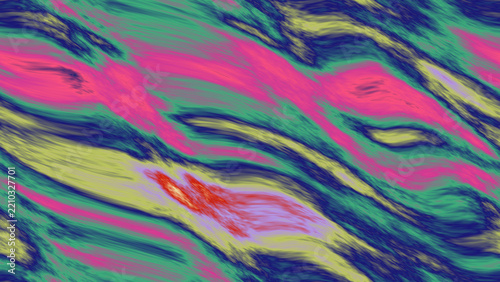 Colorful fluid art creates a vibrant seamless pattern suitable for background design