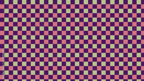 Checkered pattern vector illustration in retro pink and purple colors