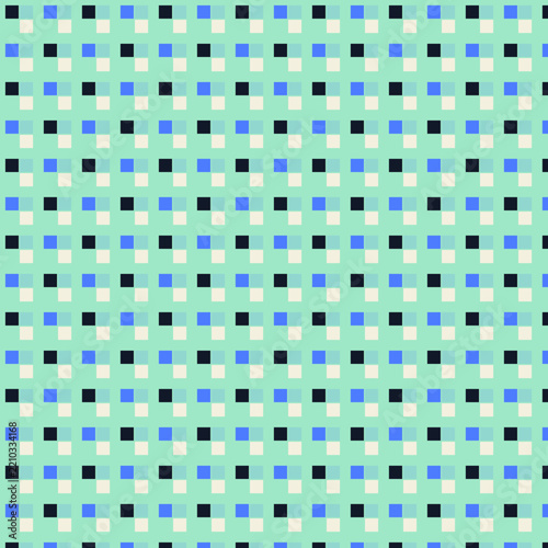 Abstract geometric pattern vector illustration with blue and green