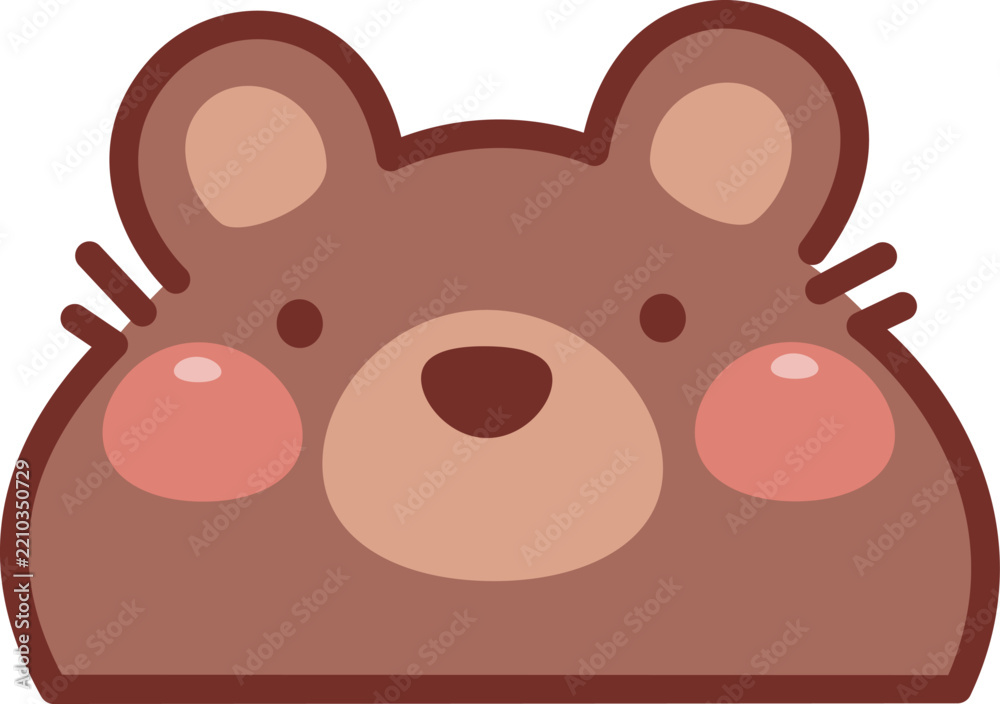 Obraz premium Cute Brown Bear