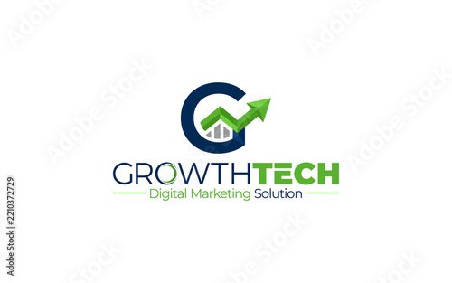 Illustration graphic vector of digital marketing solution business logo design
