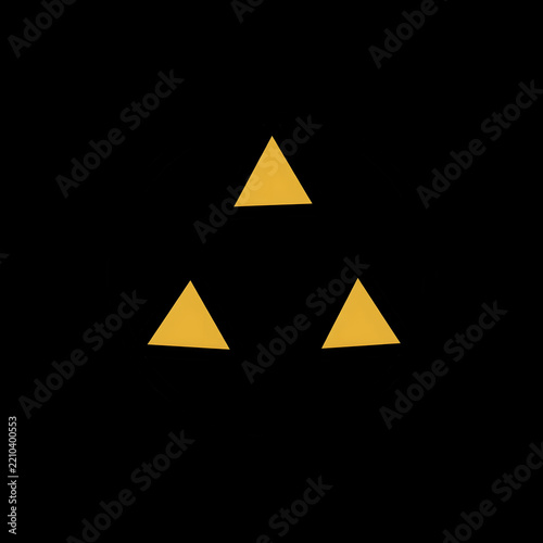 yellow warning sign