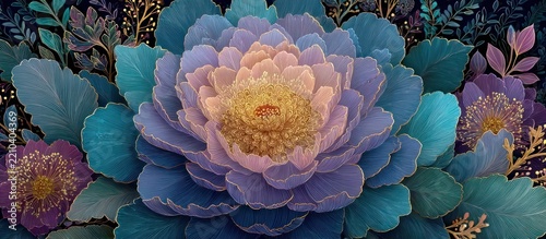 Vibrant floral arrangement with succulents.