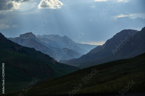 Teshik tract, Kyrgyzstan,
