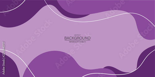 Modern Purple Violet Liquid Wave Banner Background for Web & Presentation