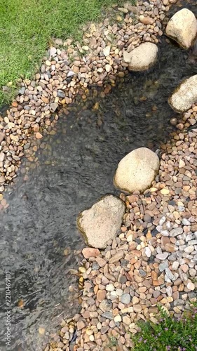 stone pathway in the park