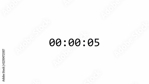 One minute count up animation with alpha channel, 1 minute circle count up timer from 0 to 60 second on transparent background, 60 seconds 4k countdown video