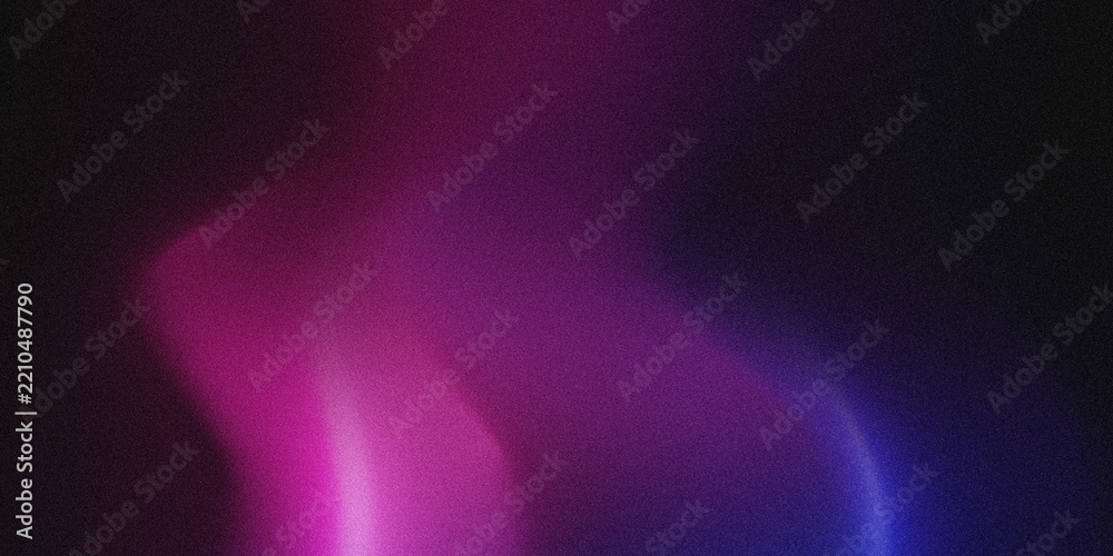 Fototapeta premium Abstract grain gradient background with neon pink and blue light