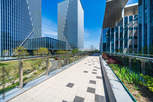 Modern Urban Architecture with Glass Facades