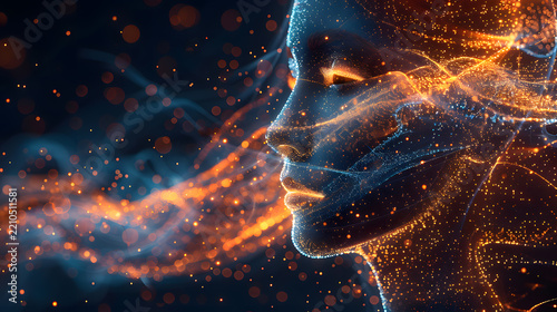 Minimal Digital Human Mind with Connected Neural Data Nodes