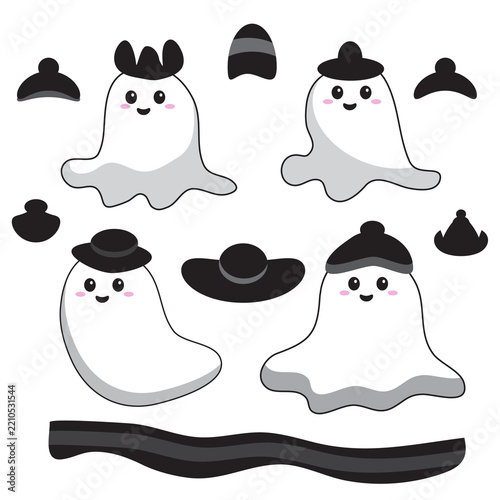 Cute little ghost outfit with a hat