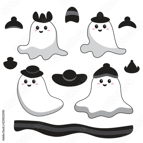 Cute little ghost outfit with a hat