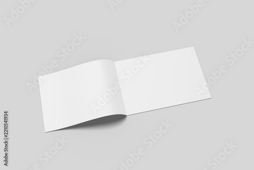 A4 Landscape Bifold Mockup