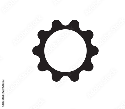 vector illustration of a blank seal