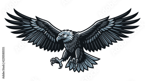 Majestic Eagle Isolated Transparent Background - Bird of Prey Icon