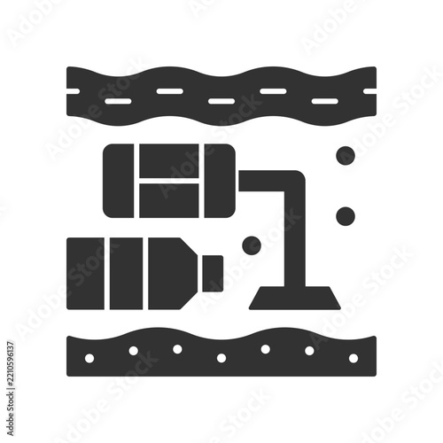 Underwater Vacuum Cleaner Icon