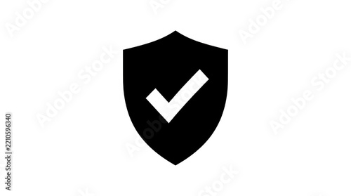 Shield with Checkmark Transparent Background